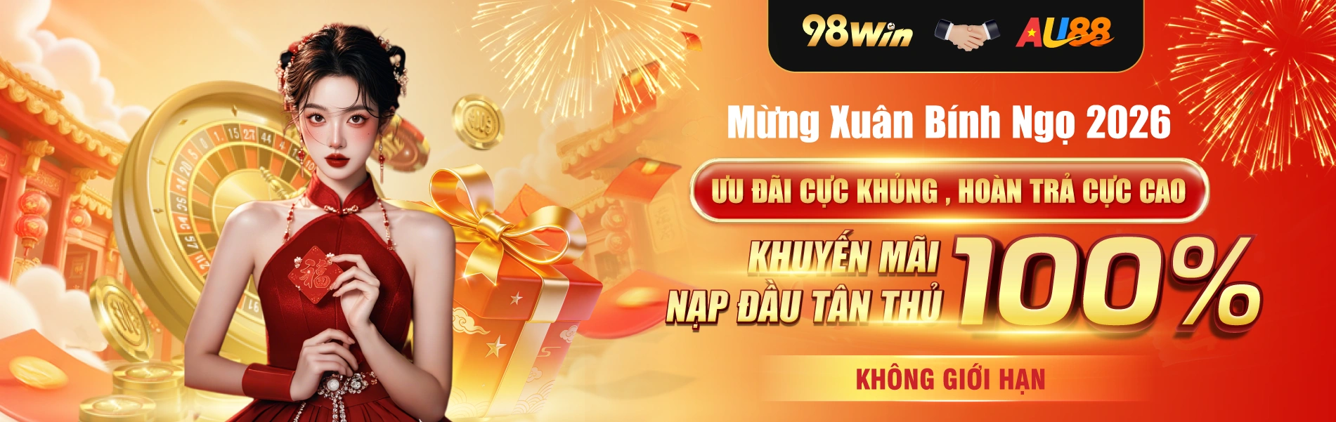 Banner thông tin và hỗ trợ 98Win